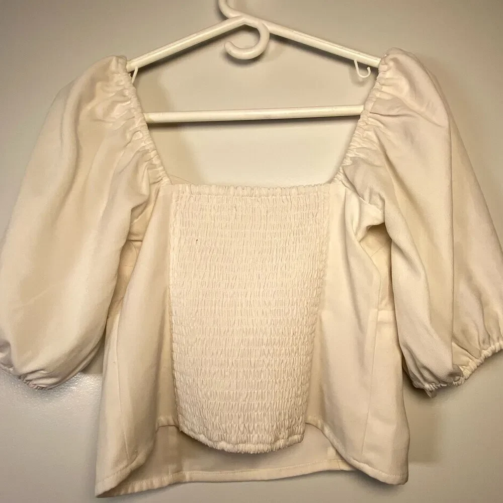 Abercrombie & Fitch Cream Blouse